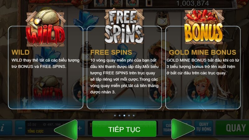 Gold Country với nhiều phần thưởng hấp dẫn